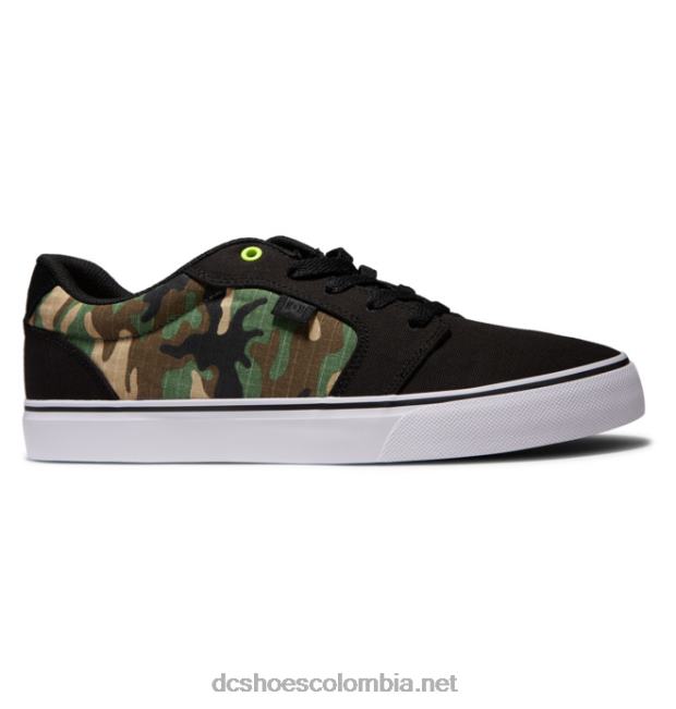 anvil tx se - zapatos para hombre negro/camuflaje DC Shoes X4RB0287