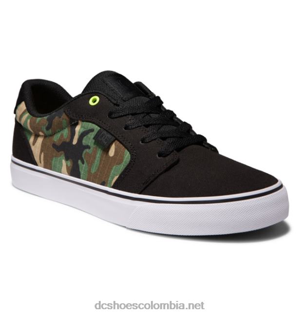anvil tx se - zapatos para hombre negro/camuflaje DC Shoes X4RB0287