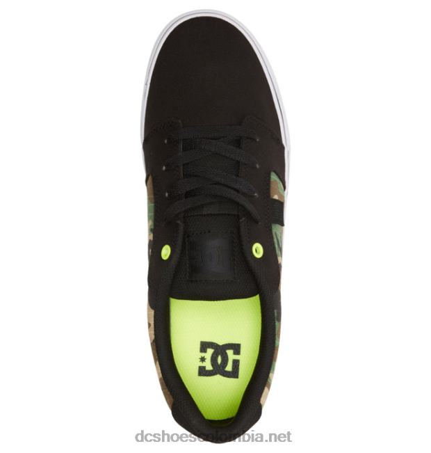 anvil tx se - zapatos para hombre negro/camuflaje DC Shoes X4RB0287