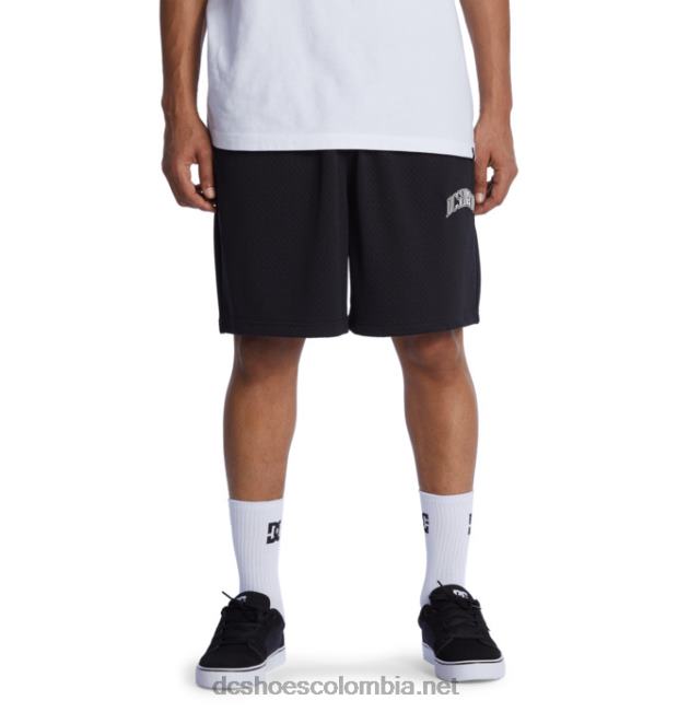 pantalones cortos de baloncesto de pasatiempo para hombres negro DC Shoes X4RB0110