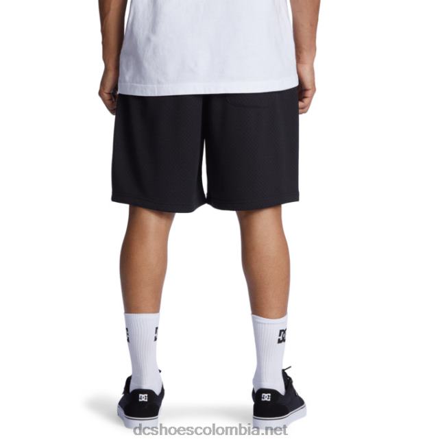 pantalones cortos de baloncesto de pasatiempo para hombres negro DC Shoes X4RB0110