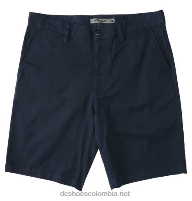 shorts chinos de trabajo para hombre chaqueta azul marino DC Shoes X4RB0239