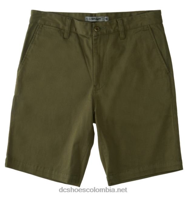 shorts chinos de trabajo para hombre hiedra verde DC Shoes X4RB0224