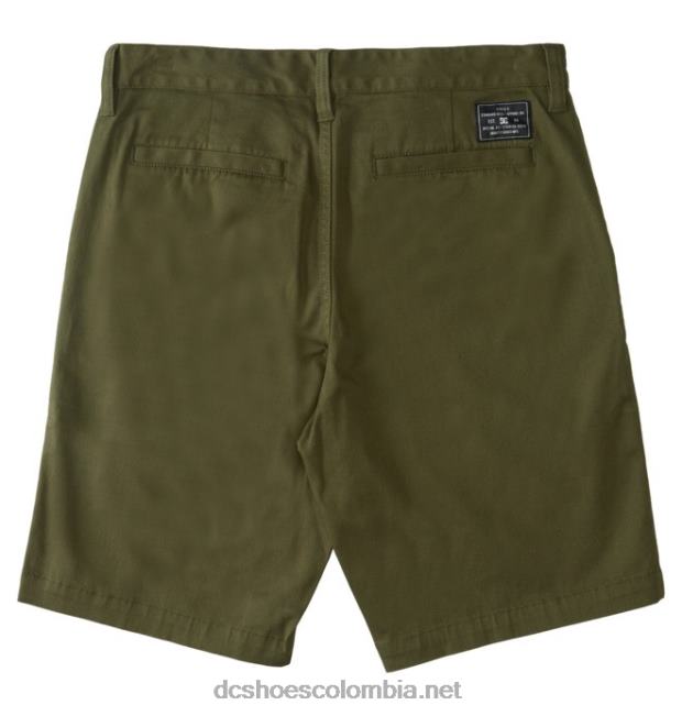 shorts chinos de trabajo para hombre hiedra verde DC Shoes X4RB0224