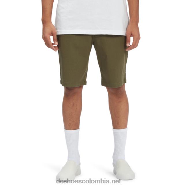 shorts chinos de trabajo para hombre hiedra verde DC Shoes X4RB0224