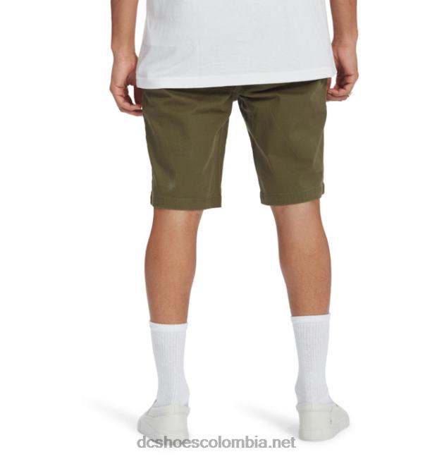 shorts chinos de trabajo para hombre hiedra verde DC Shoes X4RB0224