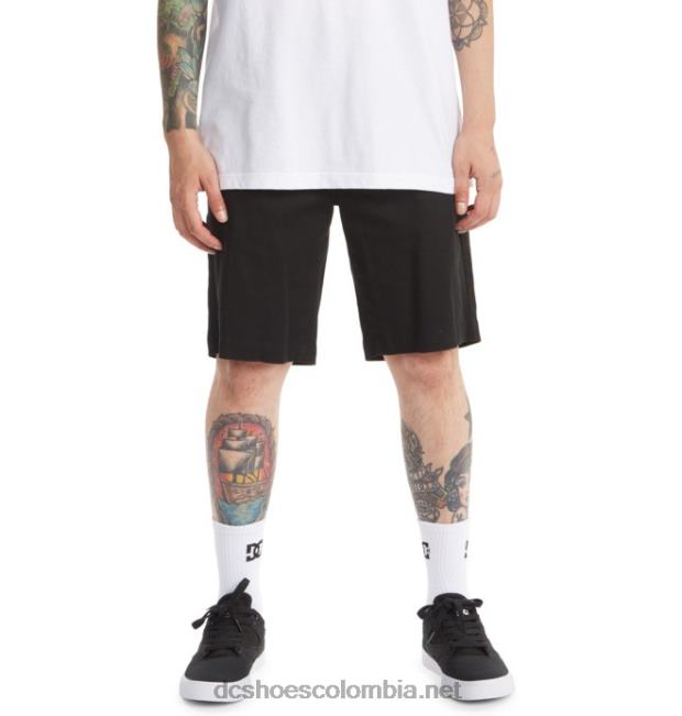 shorts chinos de trabajo para hombre negro DC Shoes X4RB0161