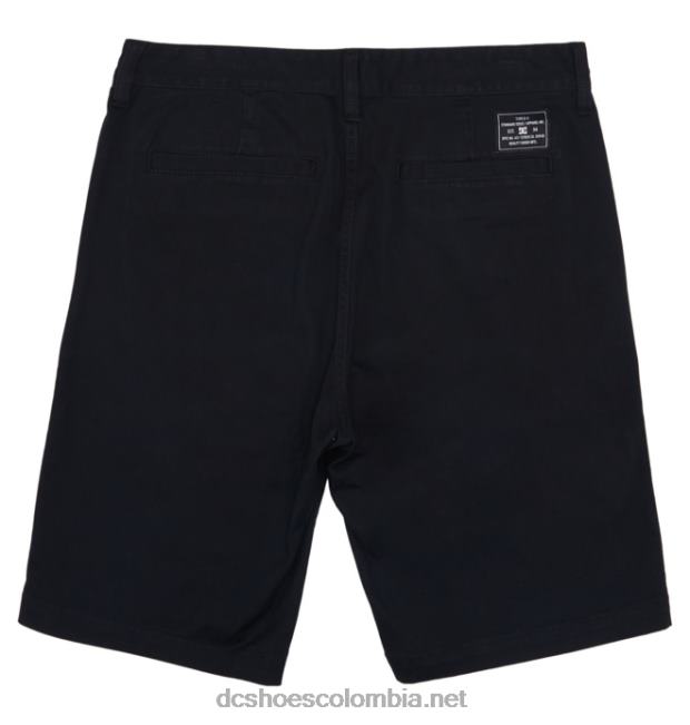 shorts chinos holgados de trabajador para hombre negro DC Shoes X4RB0223