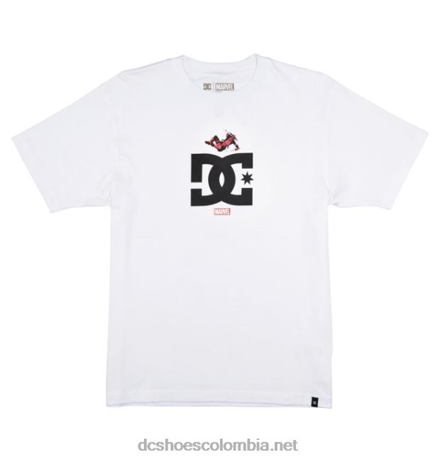 Camiseta Marvel Deadpool x DC Jump Star para hombre blanco DC Shoes X4RB0409