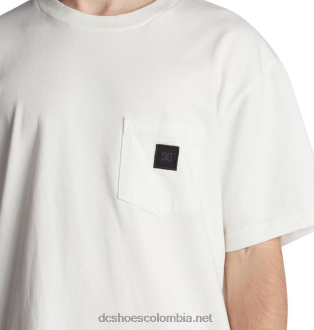 camiseta dc 1994 con bolsillo para hombre tinte de ropa blanco lirio DC Shoes X4RB04