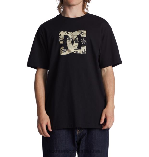 camiseta dc star fill heritage para hombre camuflaje negro/piedra DC Shoes X4RB076