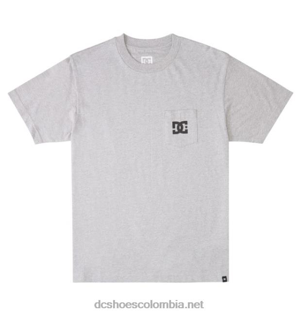 camiseta de estrella dc para hombre cuero gris DC Shoes X4RB0112