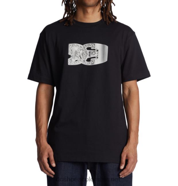 camiseta de hombre con anillo shanahan negro DC Shoes X4RB017