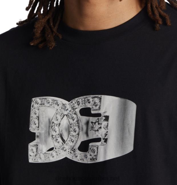 camiseta de hombre con anillo shanahan negro DC Shoes X4RB017