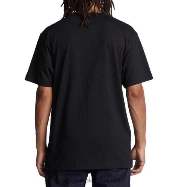 camiseta de hombre con anillo shanahan negro DC Shoes X4RB017