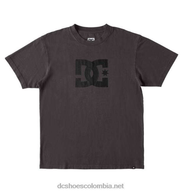 camiseta de hombre dc star pigment dye lavado enzimático negro DC Shoes X4RB051