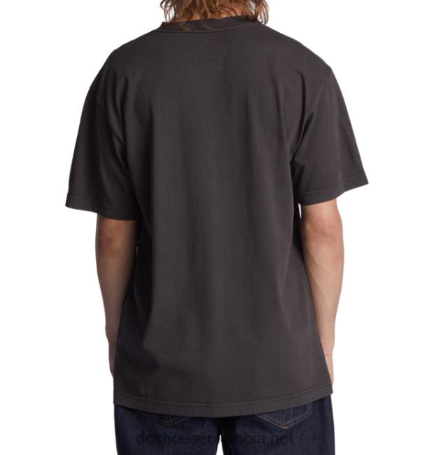 camiseta de hombre dc star pigment dye lavado enzimático negro DC Shoes X4RB051