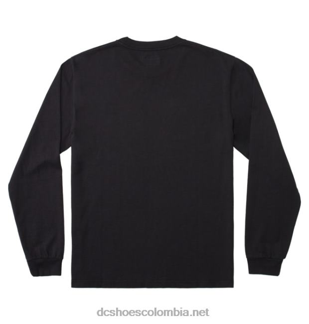 camiseta de manga larga dc 1994 para hombre tinte de ropa negro DC Shoes X4RB06