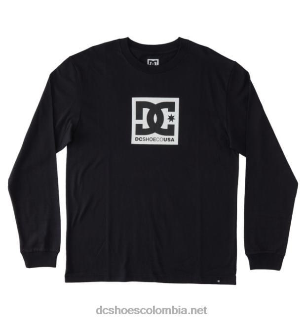 camiseta de manga larga dc square star para hombre negro DC Shoes X4RB0416
