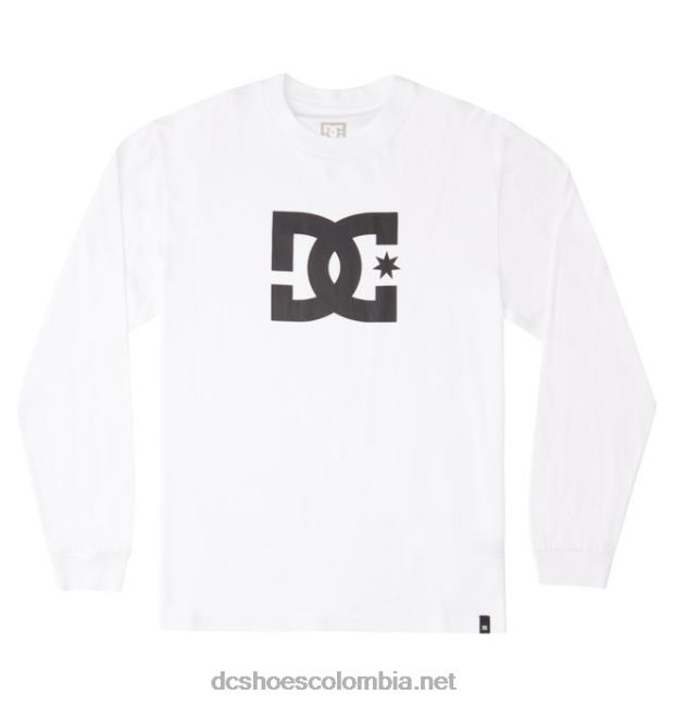 camiseta de manga larga dc star para hombre blanco DC Shoes X4RB069