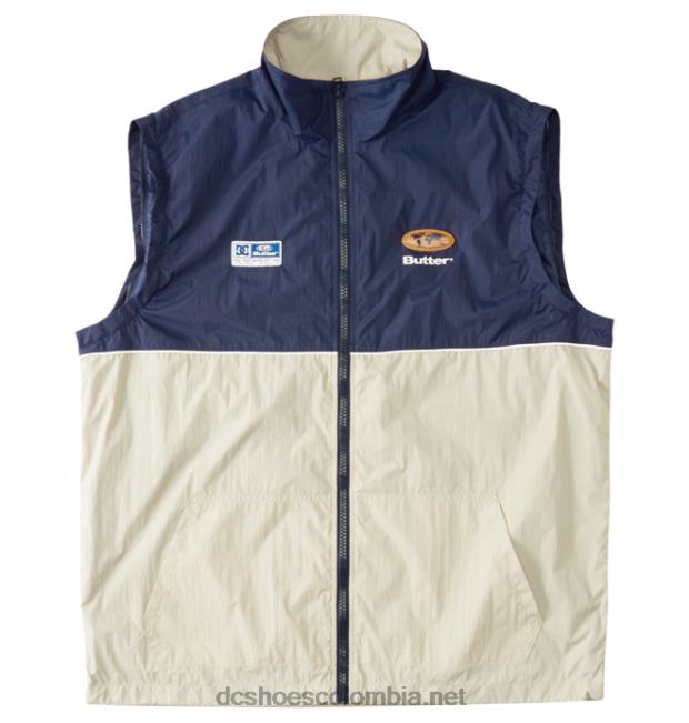 Chaqueta cortavientos resistente al agua Butter Goods x DC para hombre isla fósil DC Shoes X4RB0201