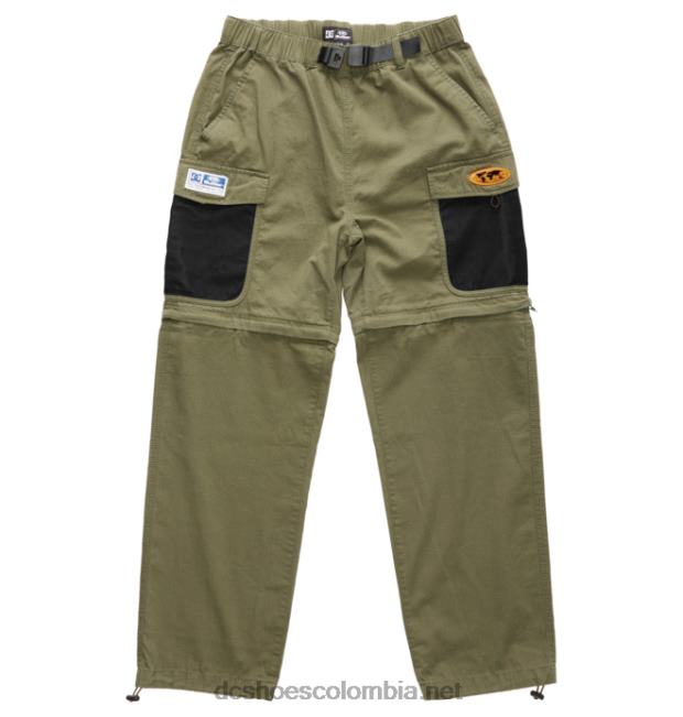 Pantalones cargo convertibles Butter Goods x DC para hombre hiedra verde DC Shoes X4RB0414