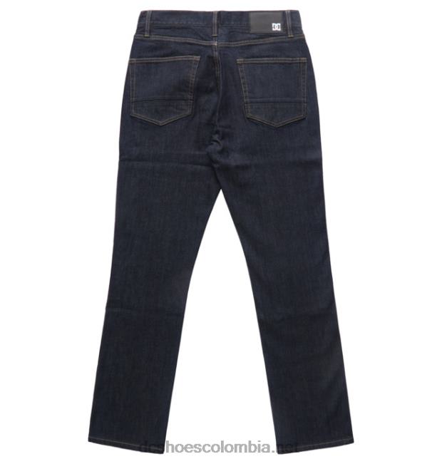 vaqueros de corte recto para hombre enjuague índigo DC Shoes X4RB0114