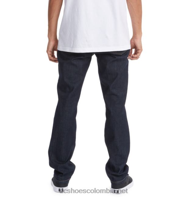 vaqueros de corte recto para hombre enjuague índigo DC Shoes X4RB0114
