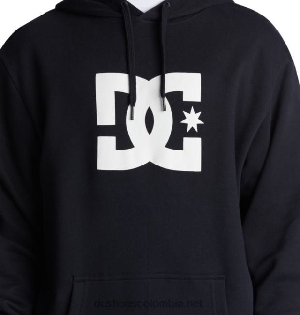 sudadera con capucha de estrella dc para hombre negro DC Shoes X4RB079