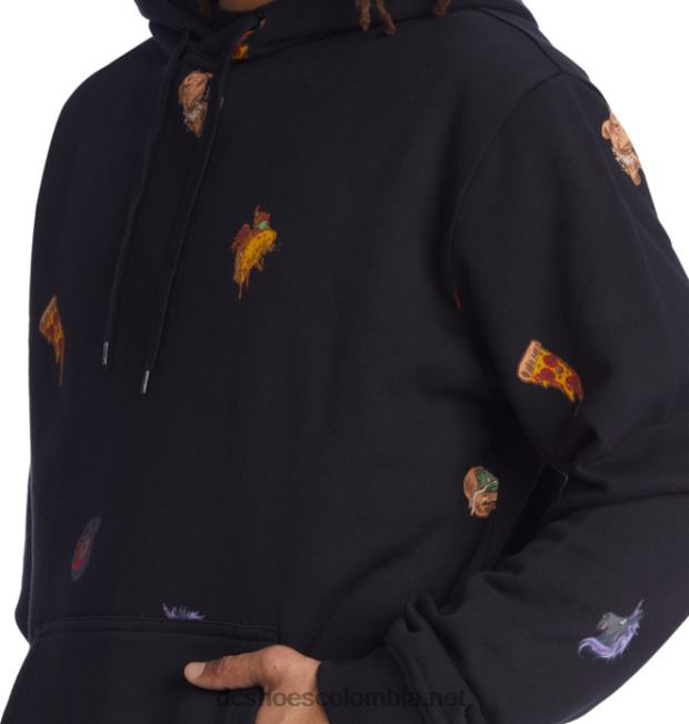 sudadera con capucha de marvel deadpool x dc para hombre negro DC Shoes X4RB0410