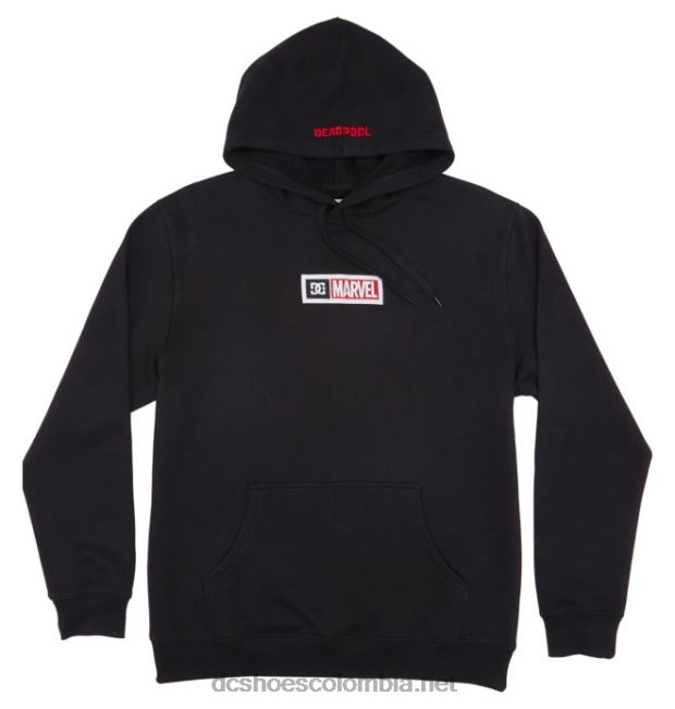 sudadera con capucha marvel deadpool x dc para hombre negro DC Shoes X4RB0408