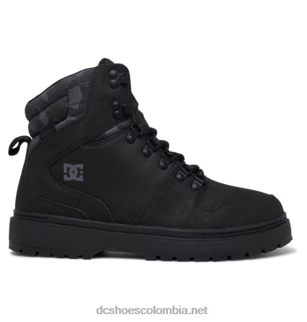 botas de invierno con encaje de pera para hombre negro/camuflaje DC Shoes X4RB0229