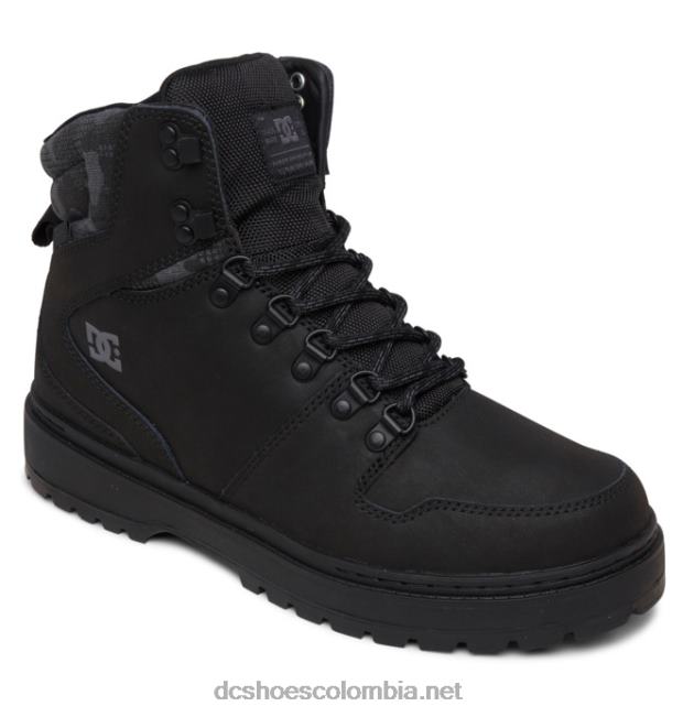 botas de invierno con encaje de pera para hombre negro/camuflaje DC Shoes X4RB0229