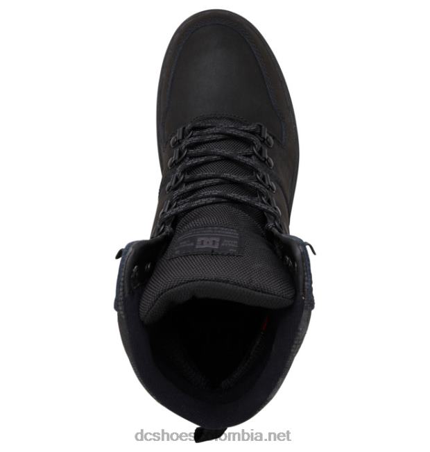 botas de invierno con encaje de pera para hombre negro/camuflaje DC Shoes X4RB0229