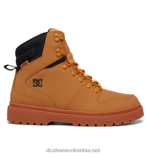 botas de invierno con encaje de pera para hombre trigo/negro DC Shoes X4RB0211