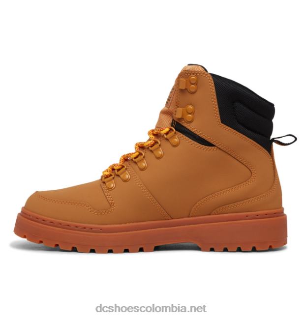 botas de invierno con encaje de pera para hombre trigo/negro DC Shoes X4RB0211