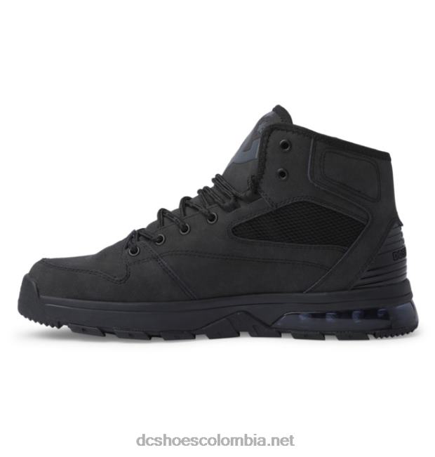 botas de invierno de caña alta versátiles para hombre resistentes al agua negro DC Shoes X4RB0231