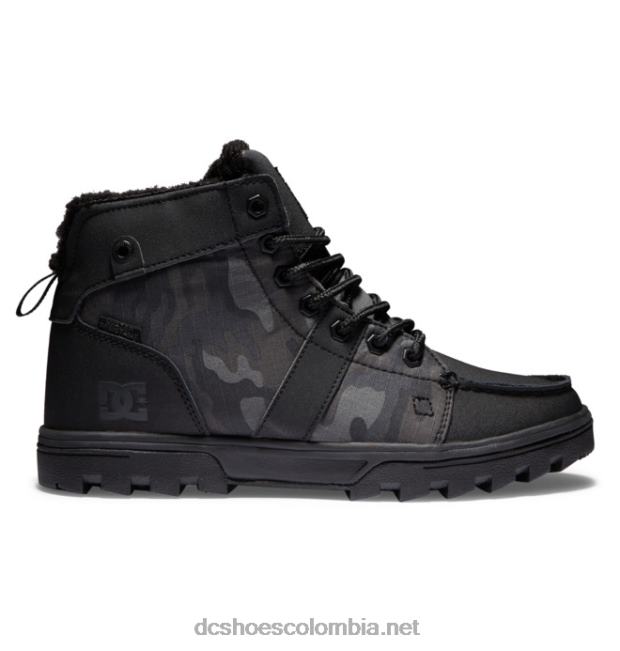 botas de invierno para hombre botas de bosque estampado negro/negro DC Shoes X4RB0237