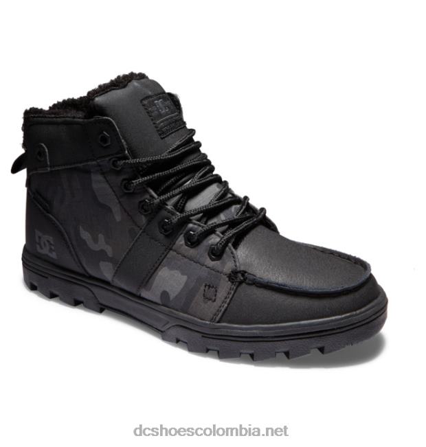 botas de invierno para hombre botas de bosque estampado negro/negro DC Shoes X4RB0237
