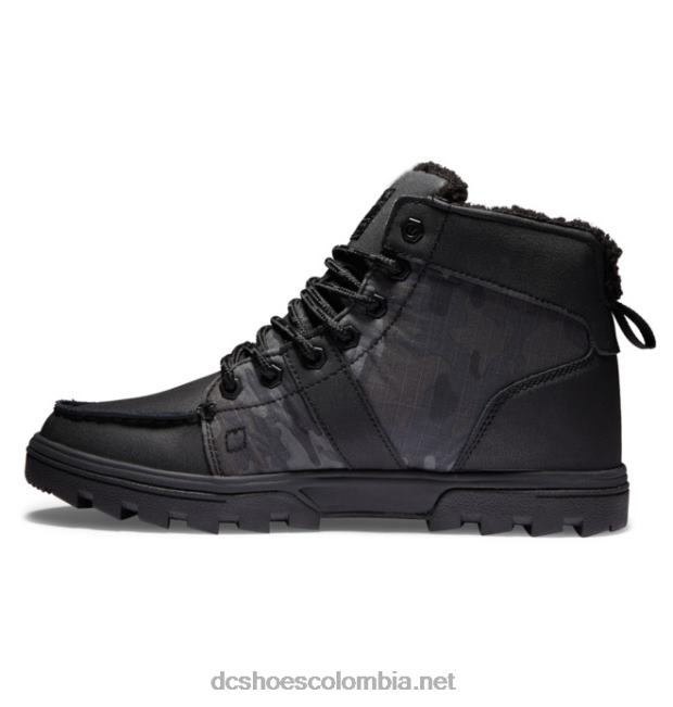 botas de invierno para hombre botas de bosque estampado negro/negro DC Shoes X4RB0237