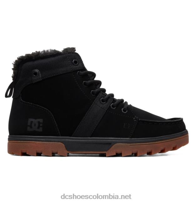 botas de invierno para hombre botas de bosque negro/goma DC Shoes X4RB0221