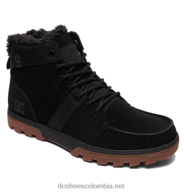 botas de invierno para hombre botas de bosque negro/goma DC Shoes X4RB0221