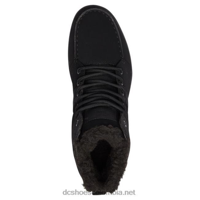 botas de invierno para hombre del bosque negro/goma DC Shoes X4RB0225