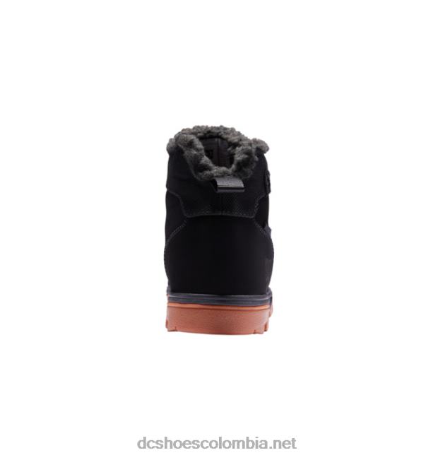 botas de invierno para hombre del bosque negro/goma DC Shoes X4RB0225