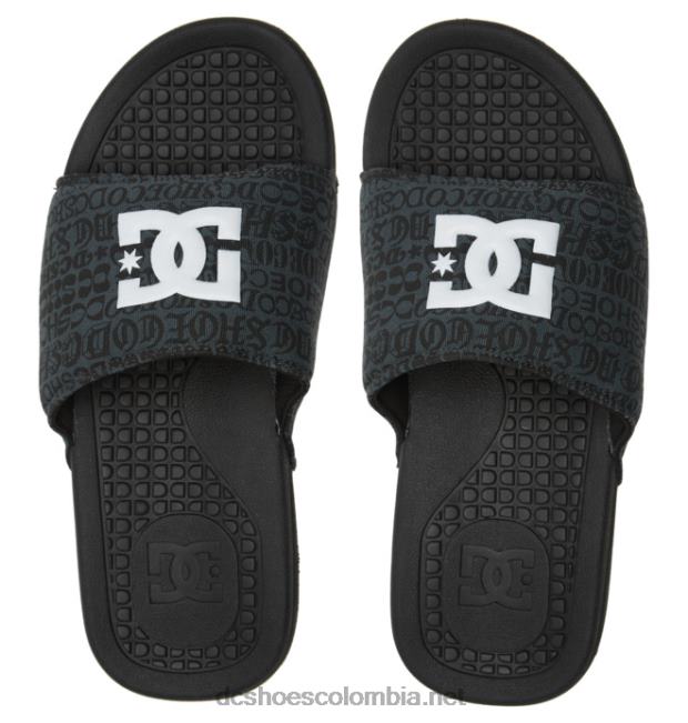 bolsa - sandalias para hombre impresión en blanco y negro DC Shoes X4RB0338