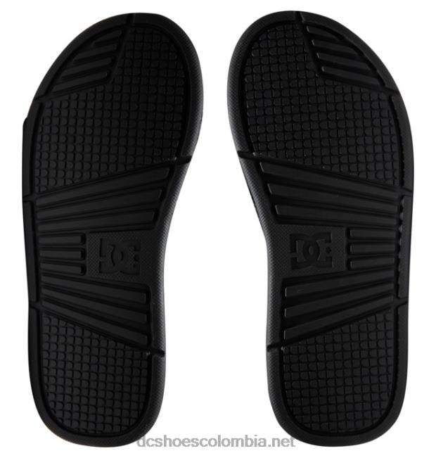 bolsa - sandalias para hombre impresión en blanco y negro DC Shoes X4RB0338