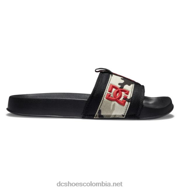 lynx slide - sandalias slider para hombre camuflaje astro negro DC Shoes X4RB0155