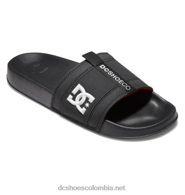 lynx slide - sandalias slider para hombre negro/gris/rojo DC Shoes X4RB0192