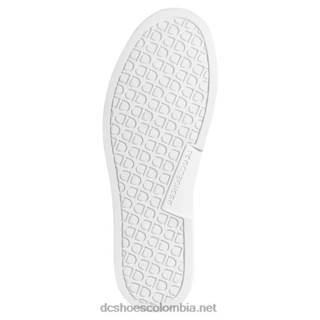 villano 2 - zapatos sin cordones para hombres blanco DC Shoes X4RB0255