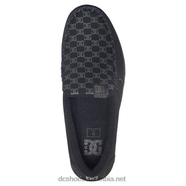 villano 2 - zapatos sin cordones para hombres negro DC Shoes X4RB070